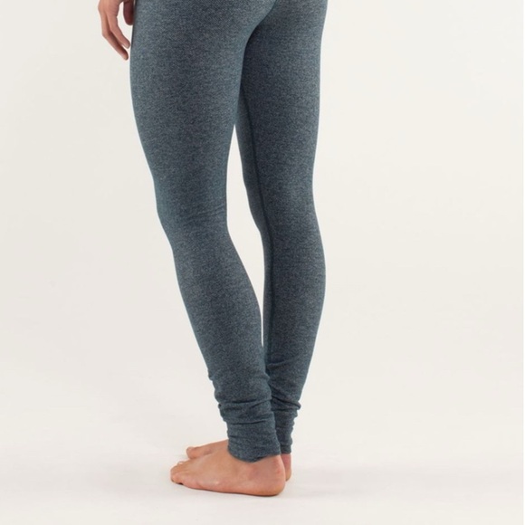 Lululemon Wunder Under Hi-Rise Tight Full On Luon 28" Black Herringbone Size 4. - Picture 2 of 11